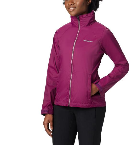 Columbia Switchback III Rain Jacket Green For Women's NZ91685 New Zealand